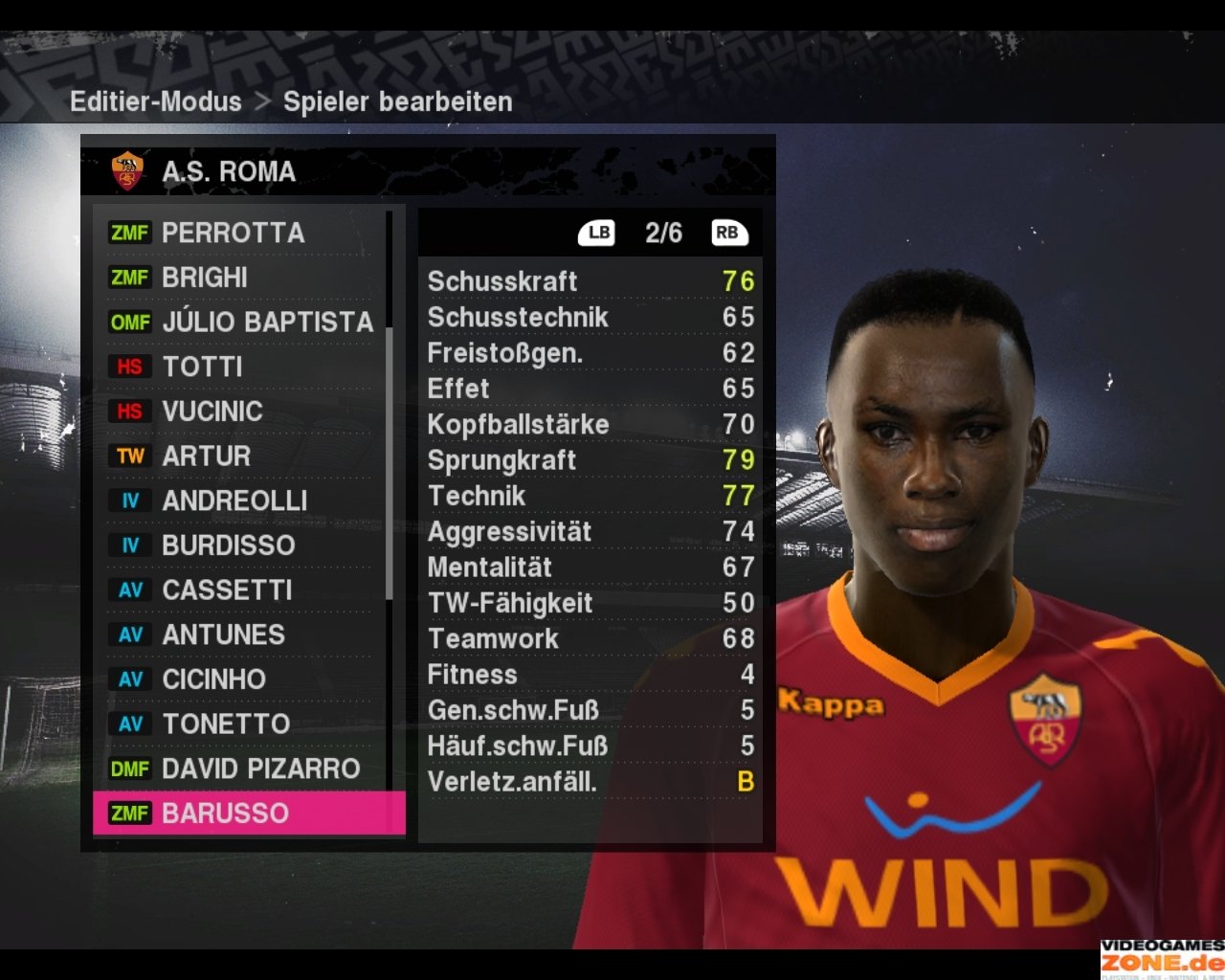 [16/10/2009] PES 2010 AS Rom 116