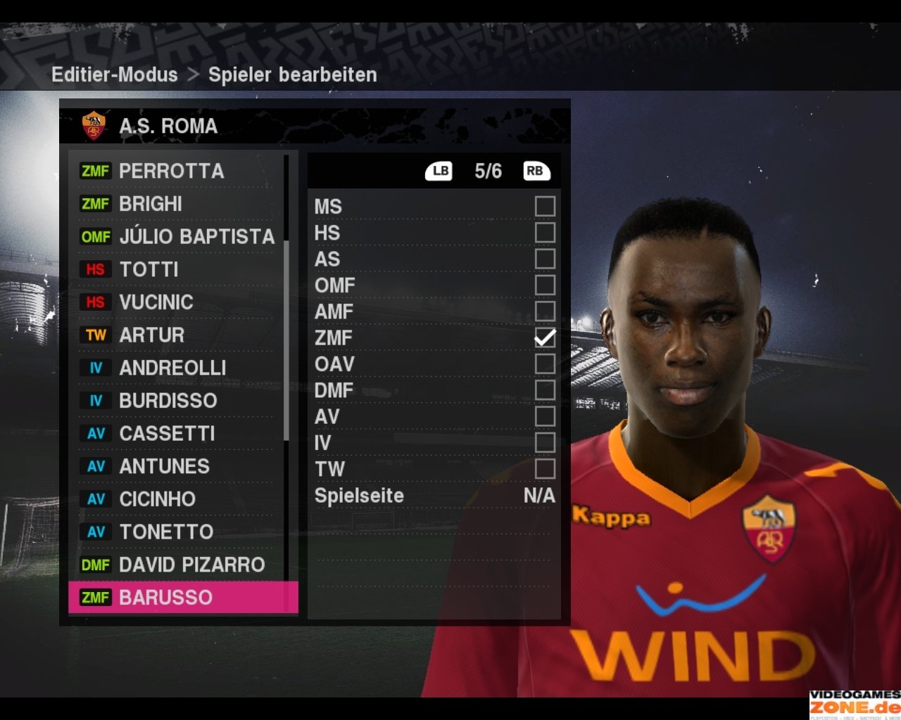 [16/10/2009] PES 2010 AS Rom 119