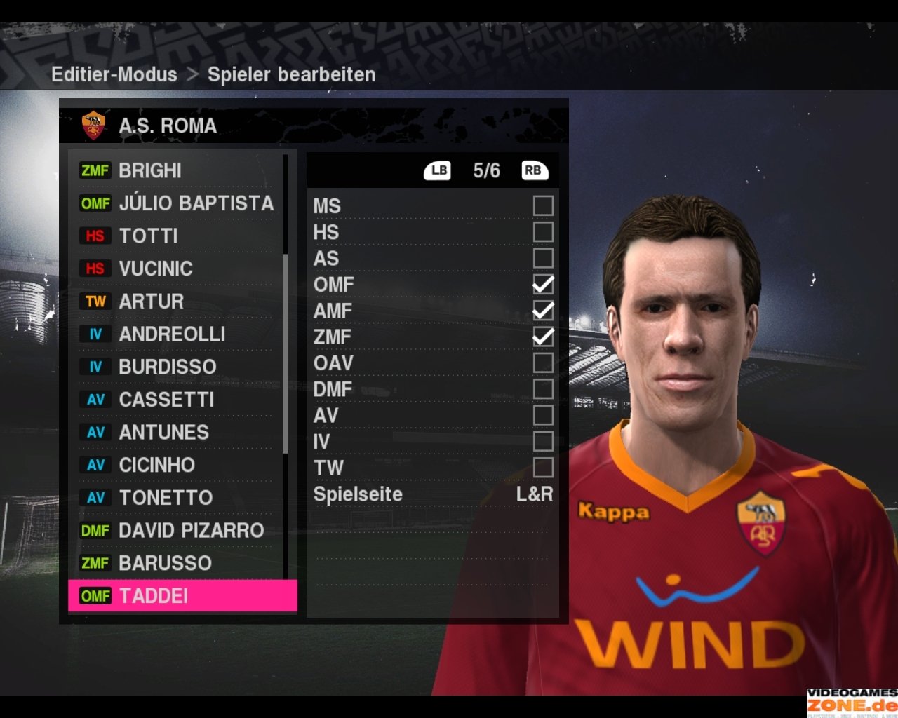 [16/10/2009] PES 2010 AS Rom 125