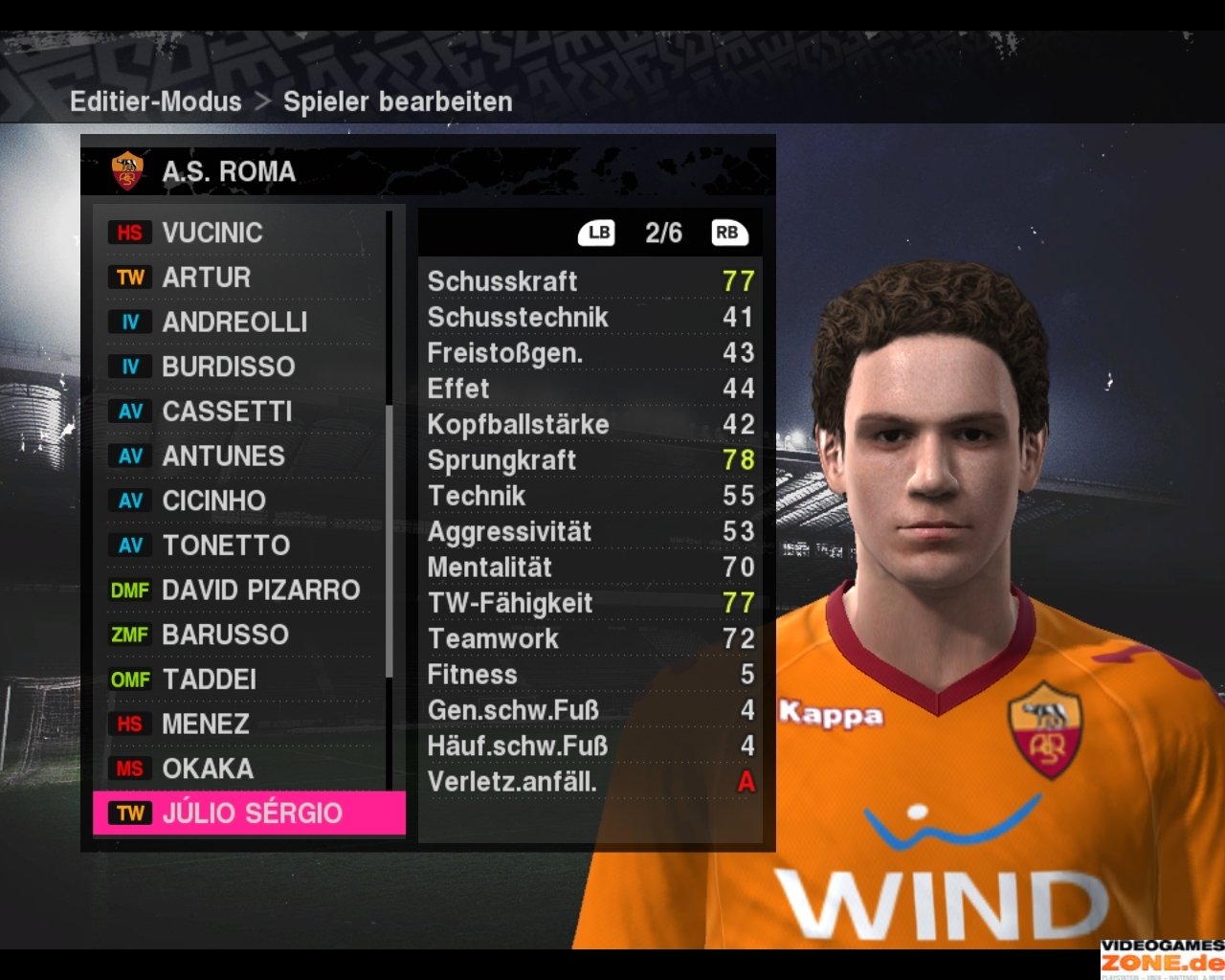 [16/10/2009] PES 2010 AS Rom 140