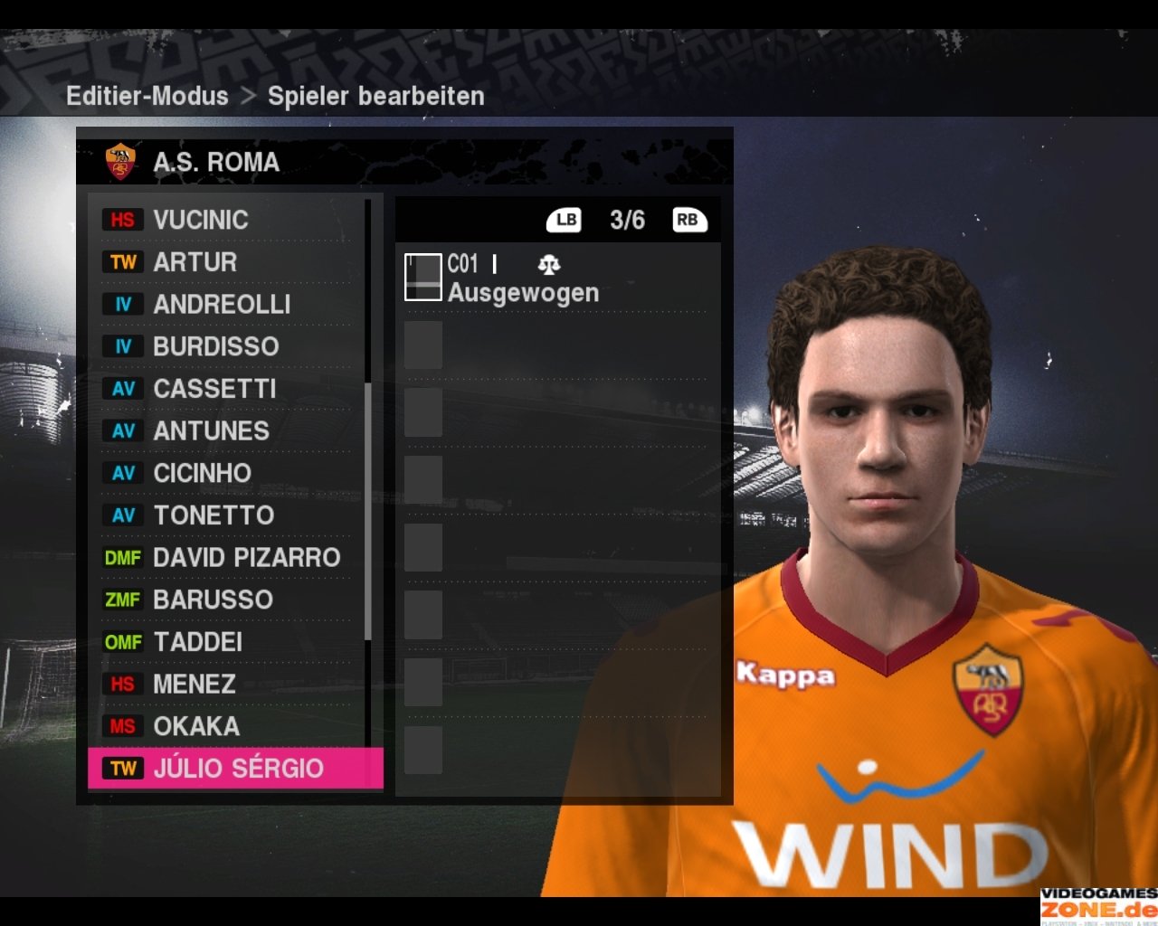 [16/10/2009] PES 2010 AS Rom 141