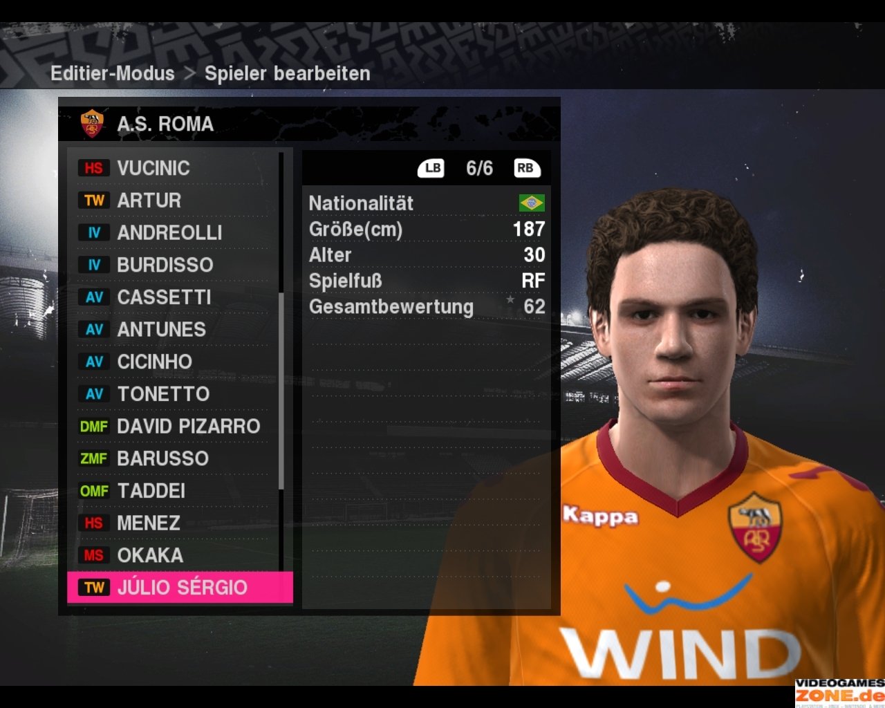 [16/10/2009] PES 2010 AS Rom 144