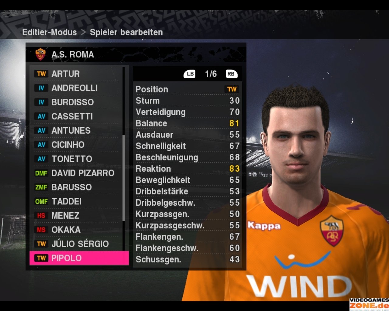 [16/10/2009] PES 2010 AS Rom 145