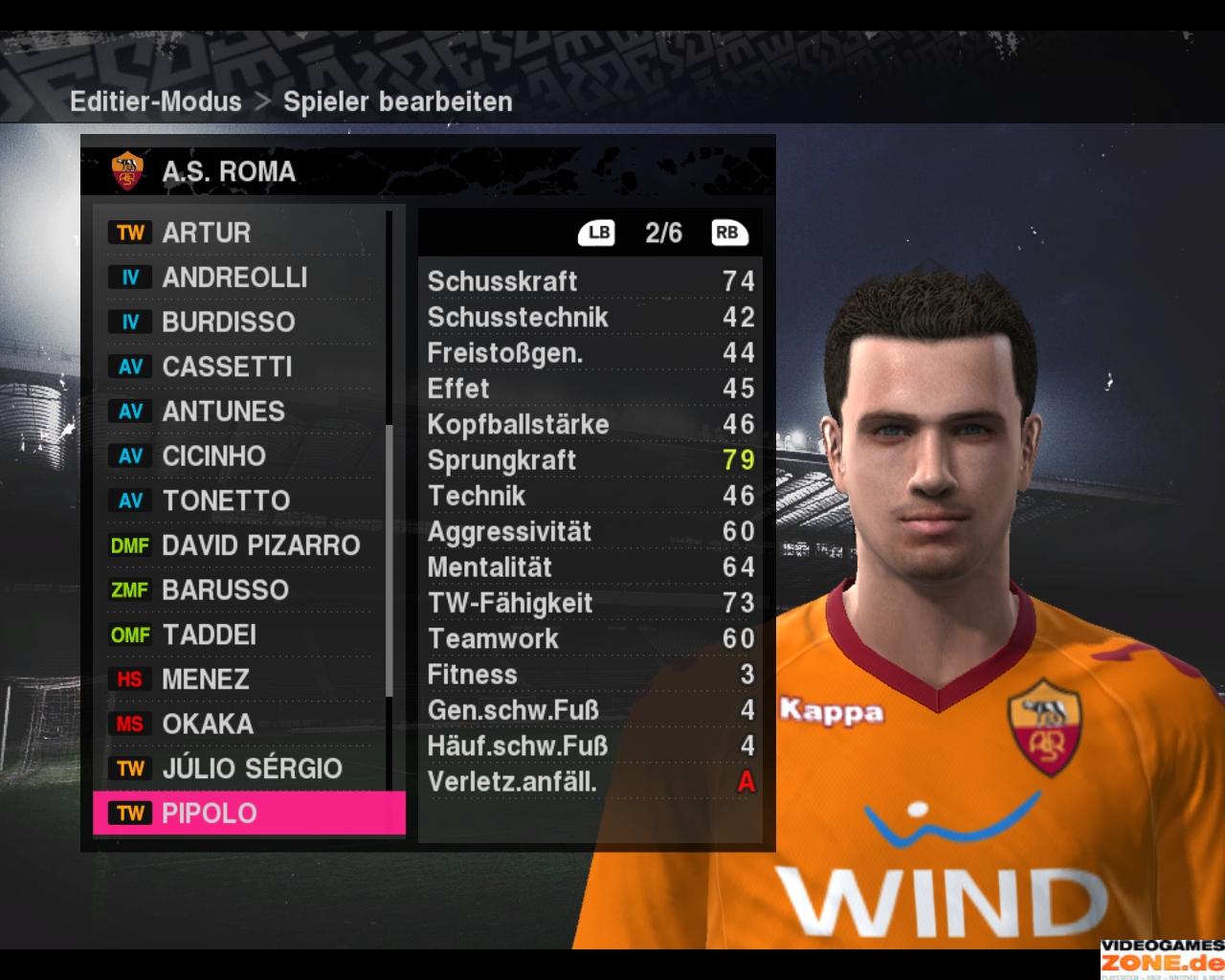 [16/10/2009] PES 2010 AS Rom 146