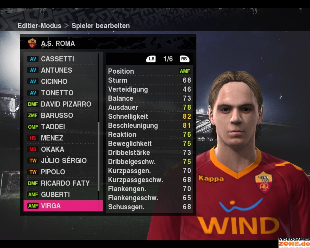 [16/10/2009] PES 2010 AS Rom 163