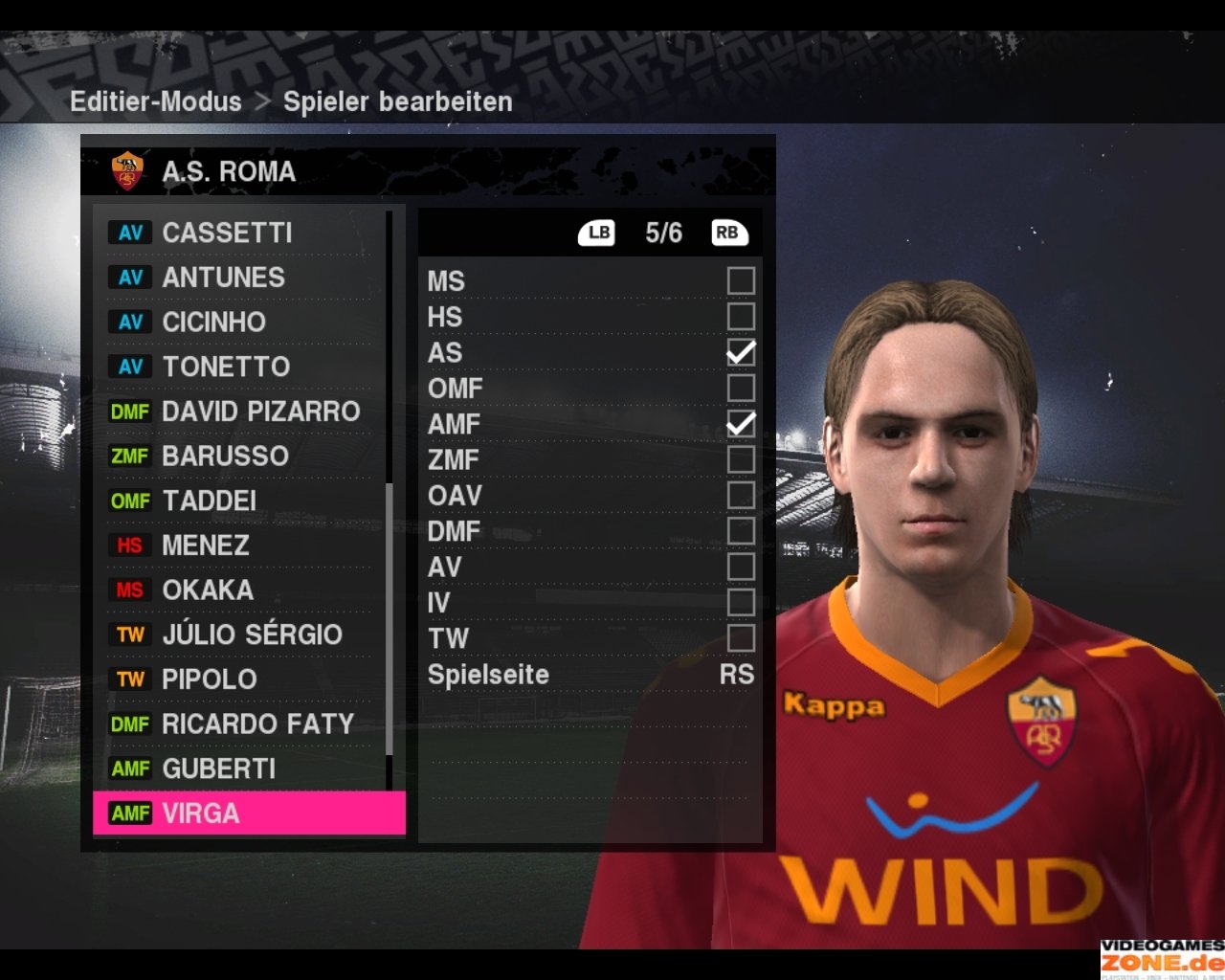 [16/10/2009] PES 2010 AS Rom 167