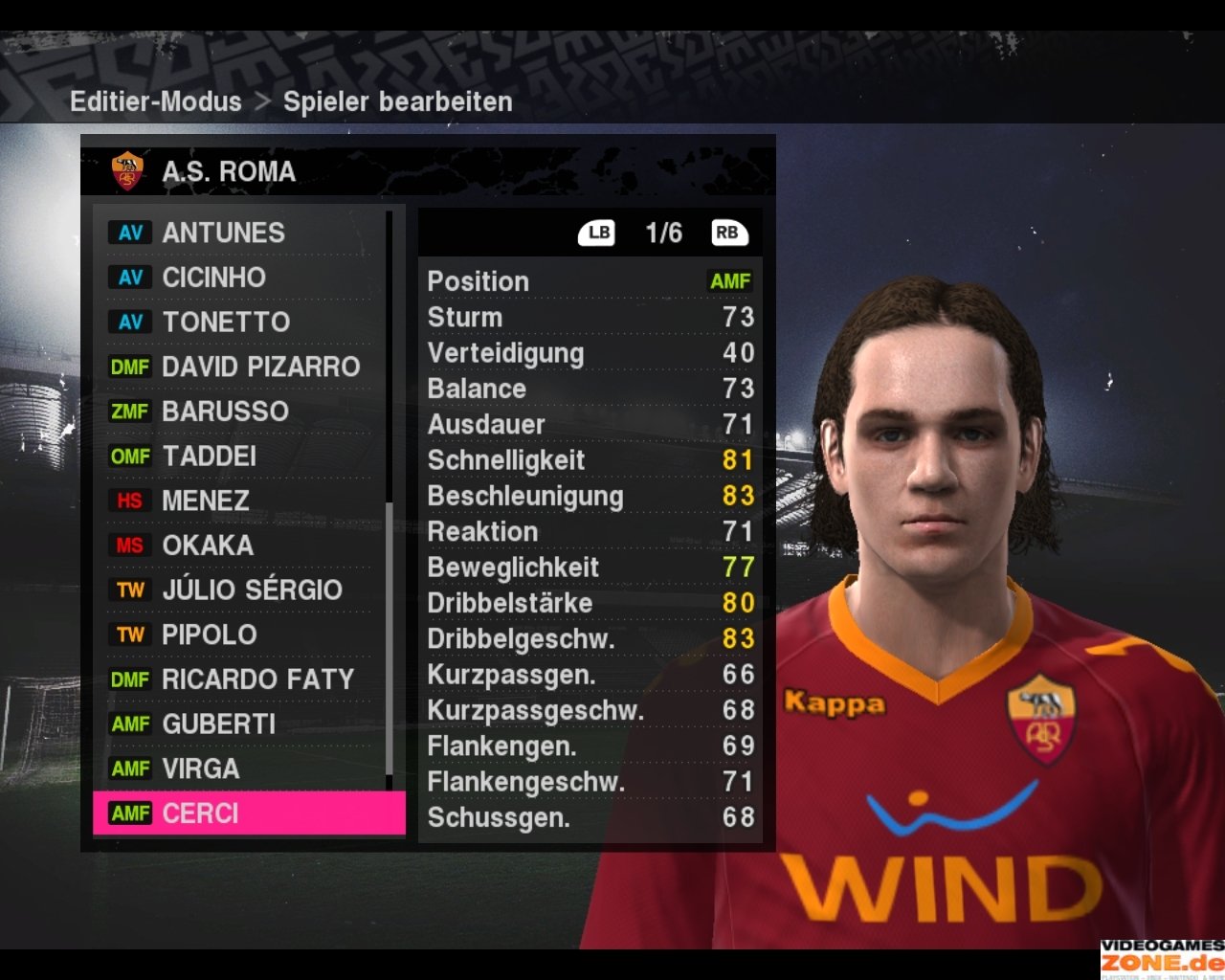 [16/10/2009] PES 2010 AS Rom 169