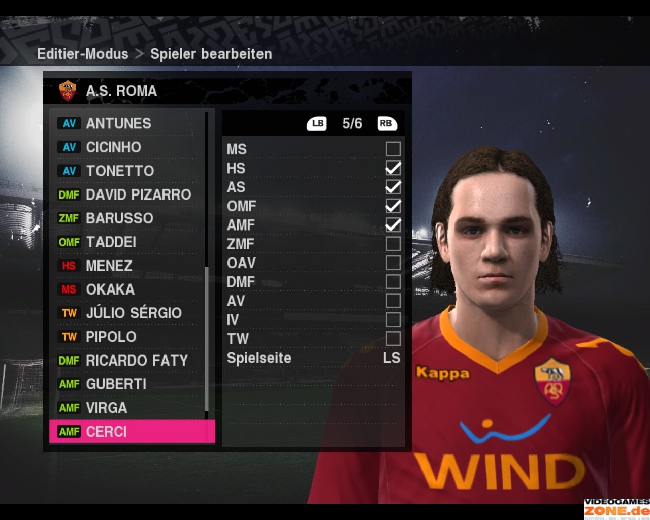 [16/10/2009] PES 2010 AS Rom 173