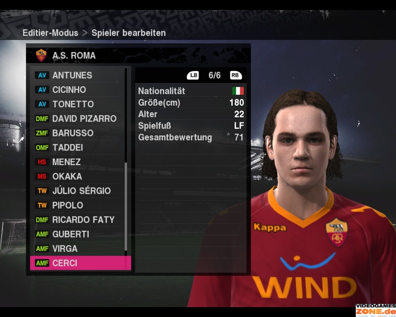 [16/10/2009] PES 2010 AS Rom 174