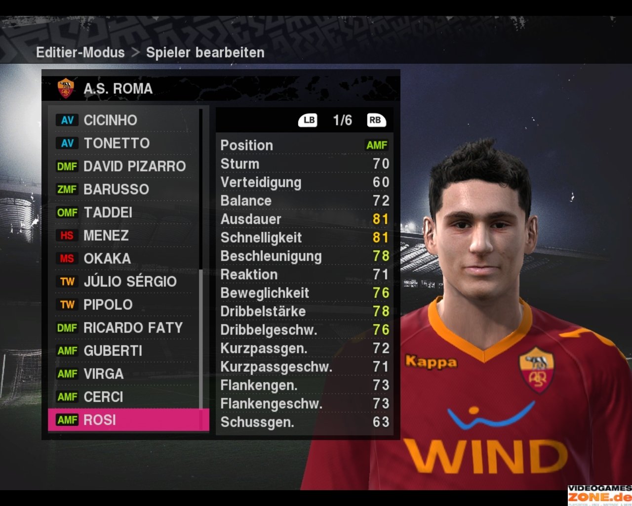 [16/10/2009] PES 2010 AS Rom 175