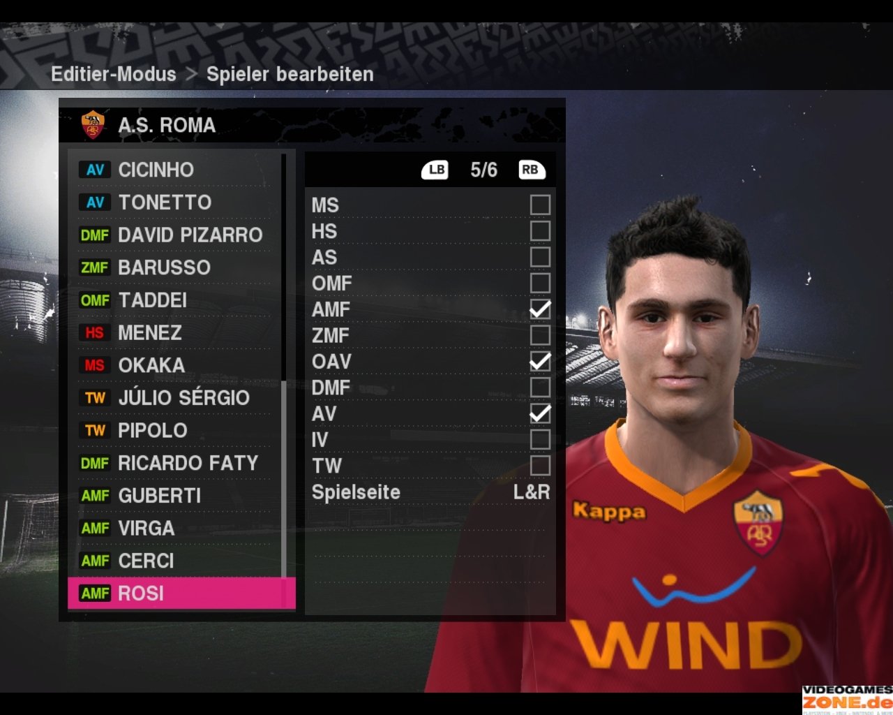 [16/10/2009] PES 2010 AS Rom 179