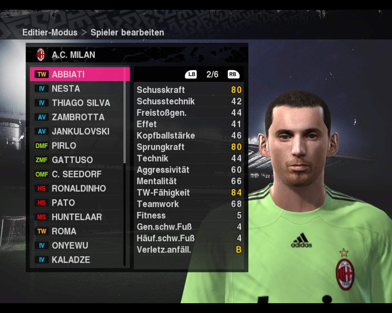 [19/10/2009] AC Mailand aus PES 2010 (2)