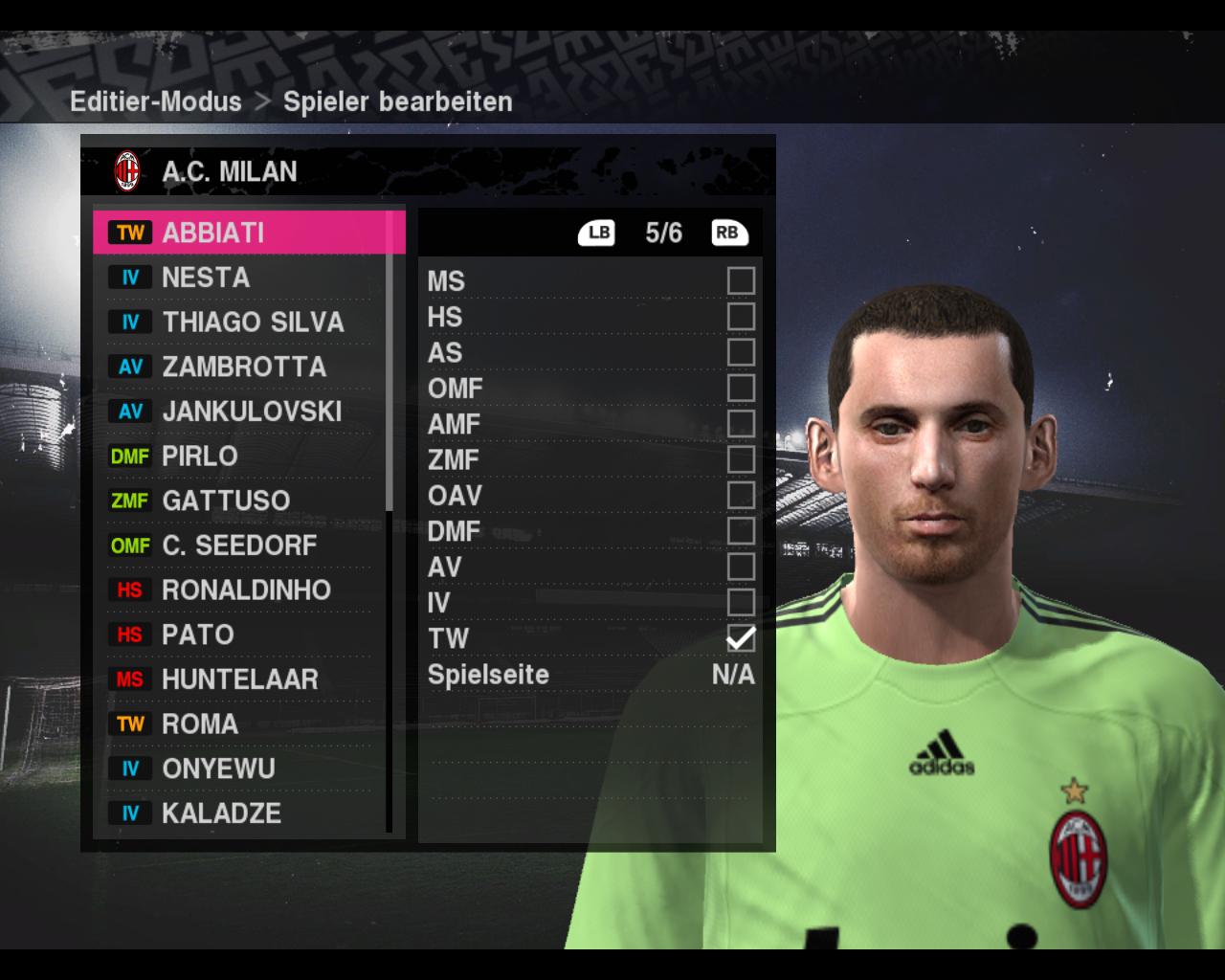 [19/10/2009] AC Mailand aus PES 2010 (5)