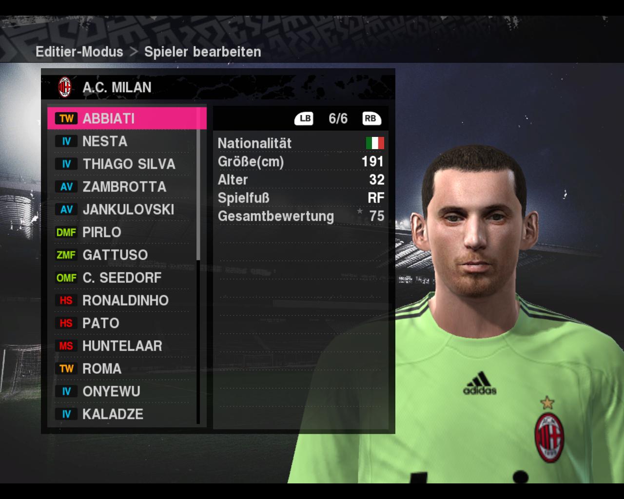 [19/10/2009] AC Mailand aus PES 2010 (6)