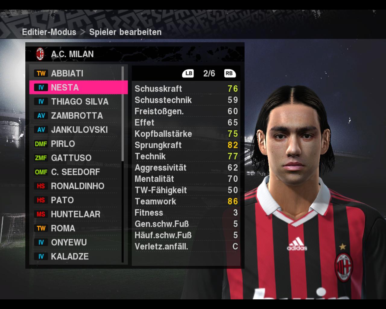 [19/10/2009] AC Mailand aus PES 2010 (8)