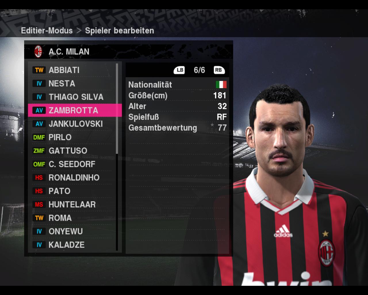 [19/10/2009] AC Mailand aus PES 2010 (24)