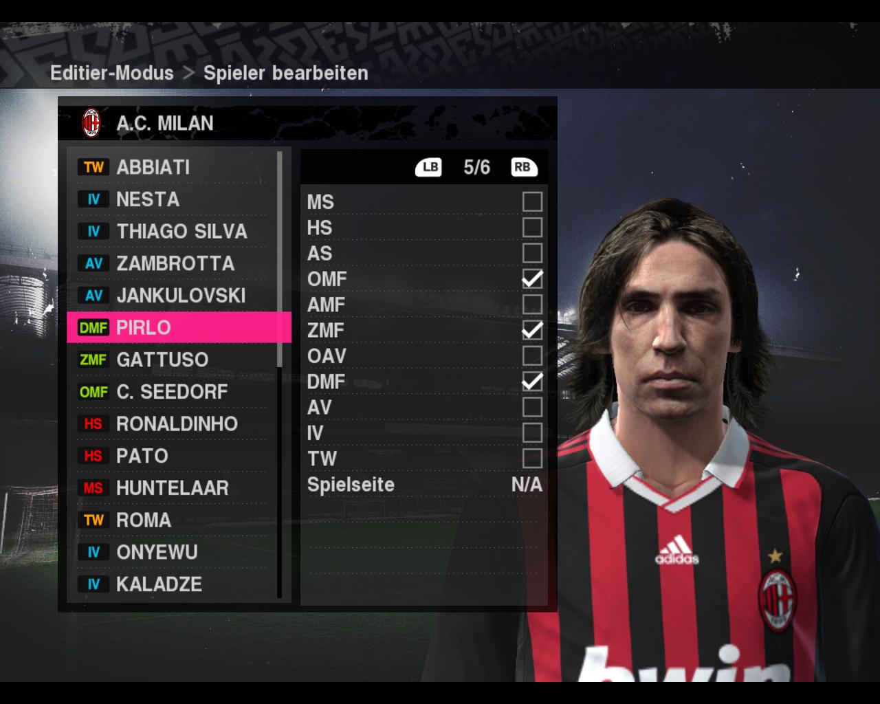 [19/10/2009] AC Mailand aus PES 2010 (35)