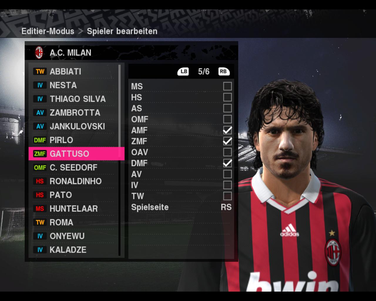 [19/10/2009] AC Mailand aus PES 2010 (41)