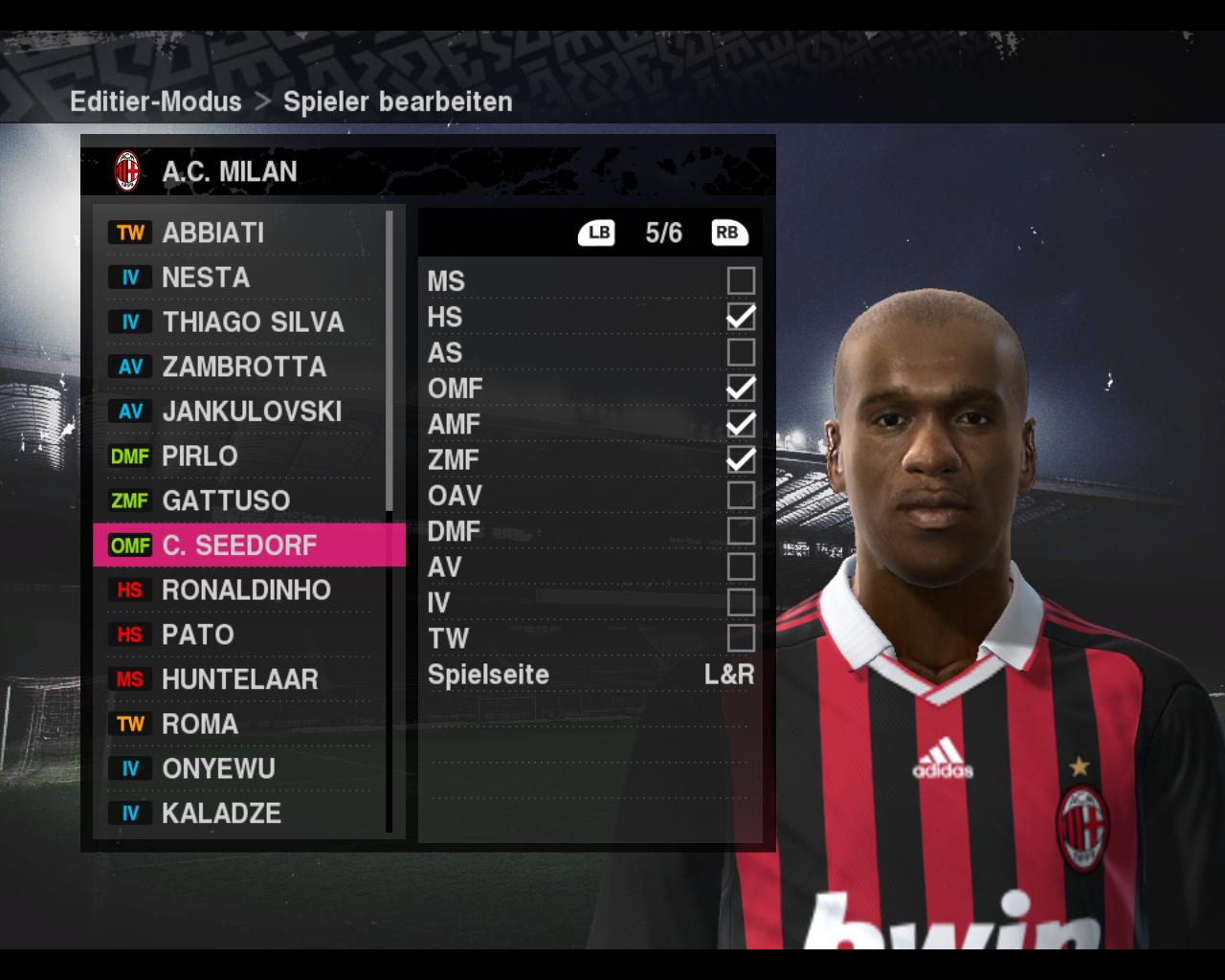 [19/10/2009] AC Mailand aus PES 2010 (47)