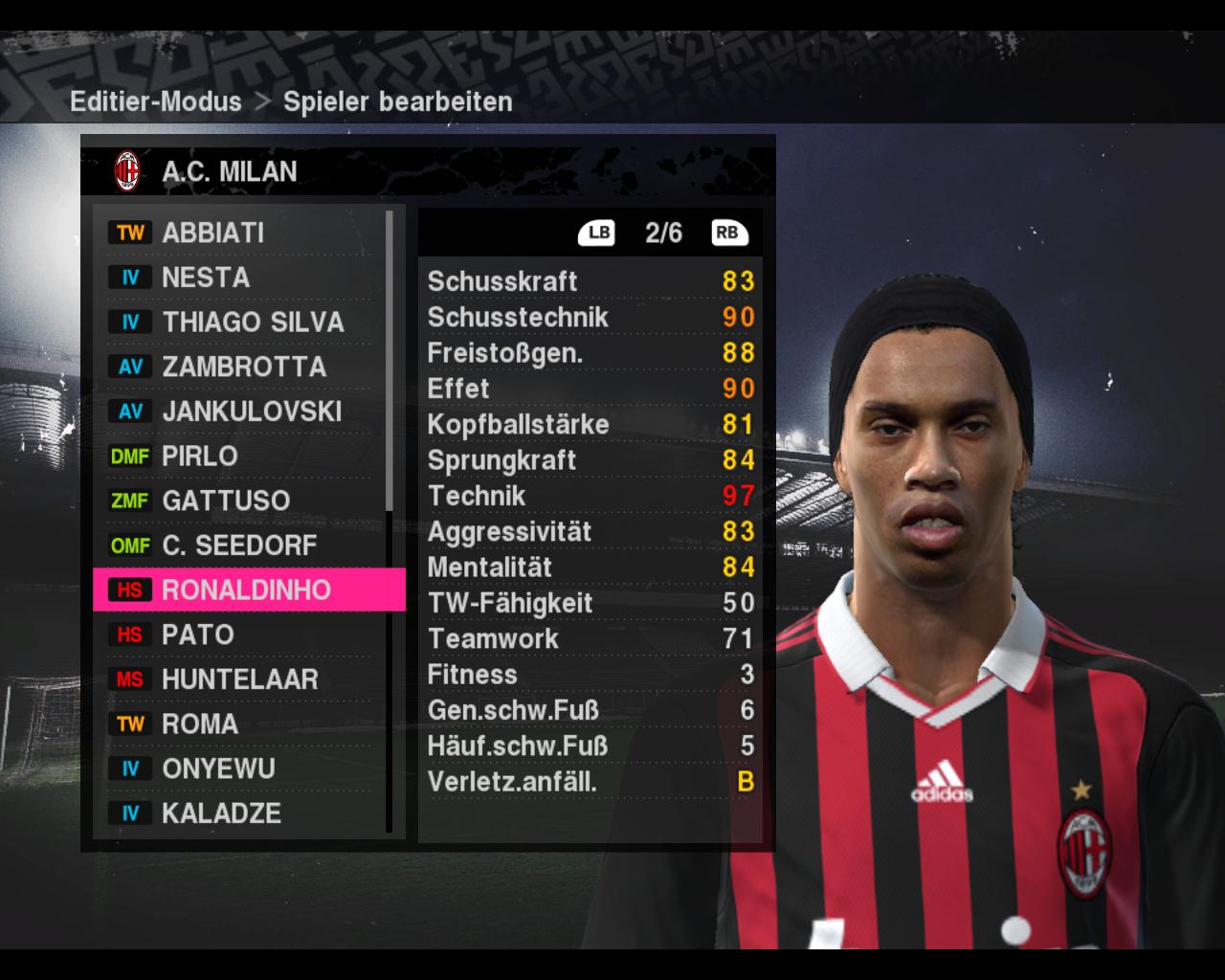 [19/10/2009] AC Mailand aus PES 2010 (50)
