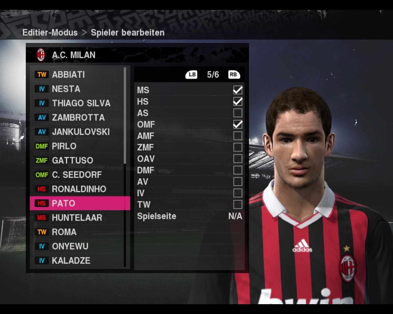 [19/10/2009] AC Mailand aus PES 2010 (59)