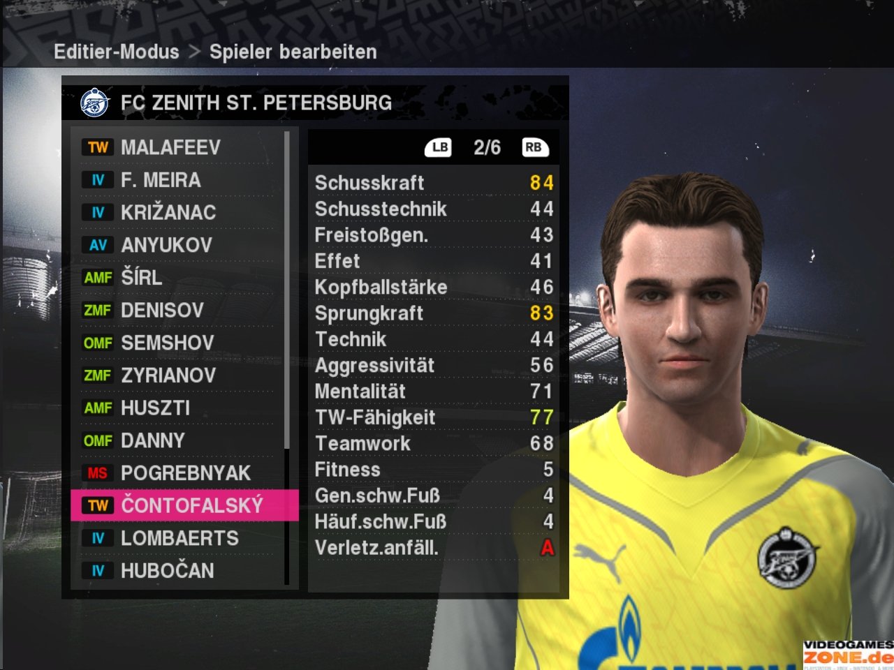 [16/10/2009] PES 2010 FC Zenith St Petersburg 17