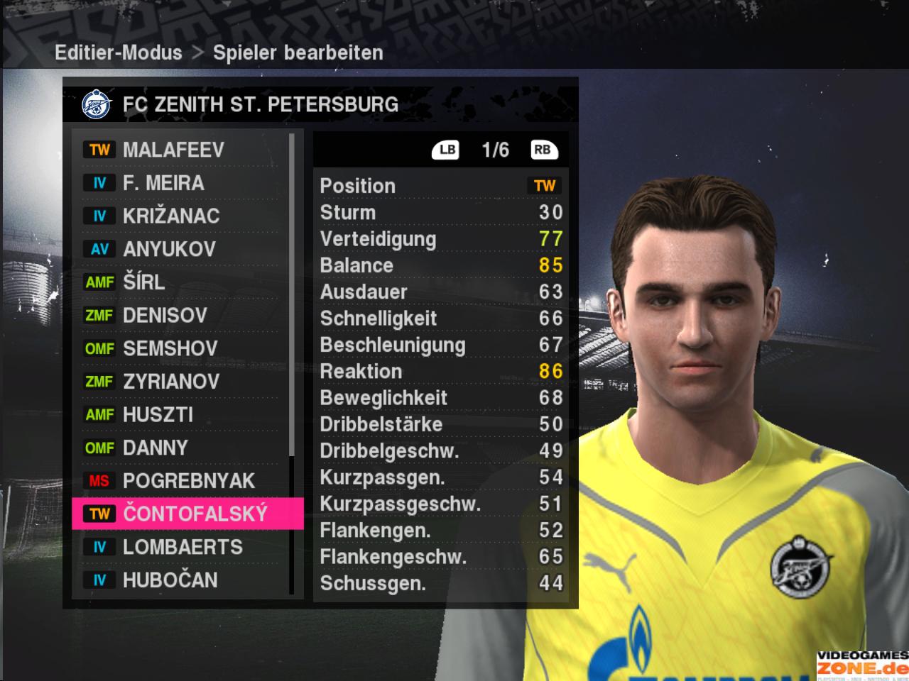 [16/10/2009] PES 2010 FC Zenith St Petersburg 18