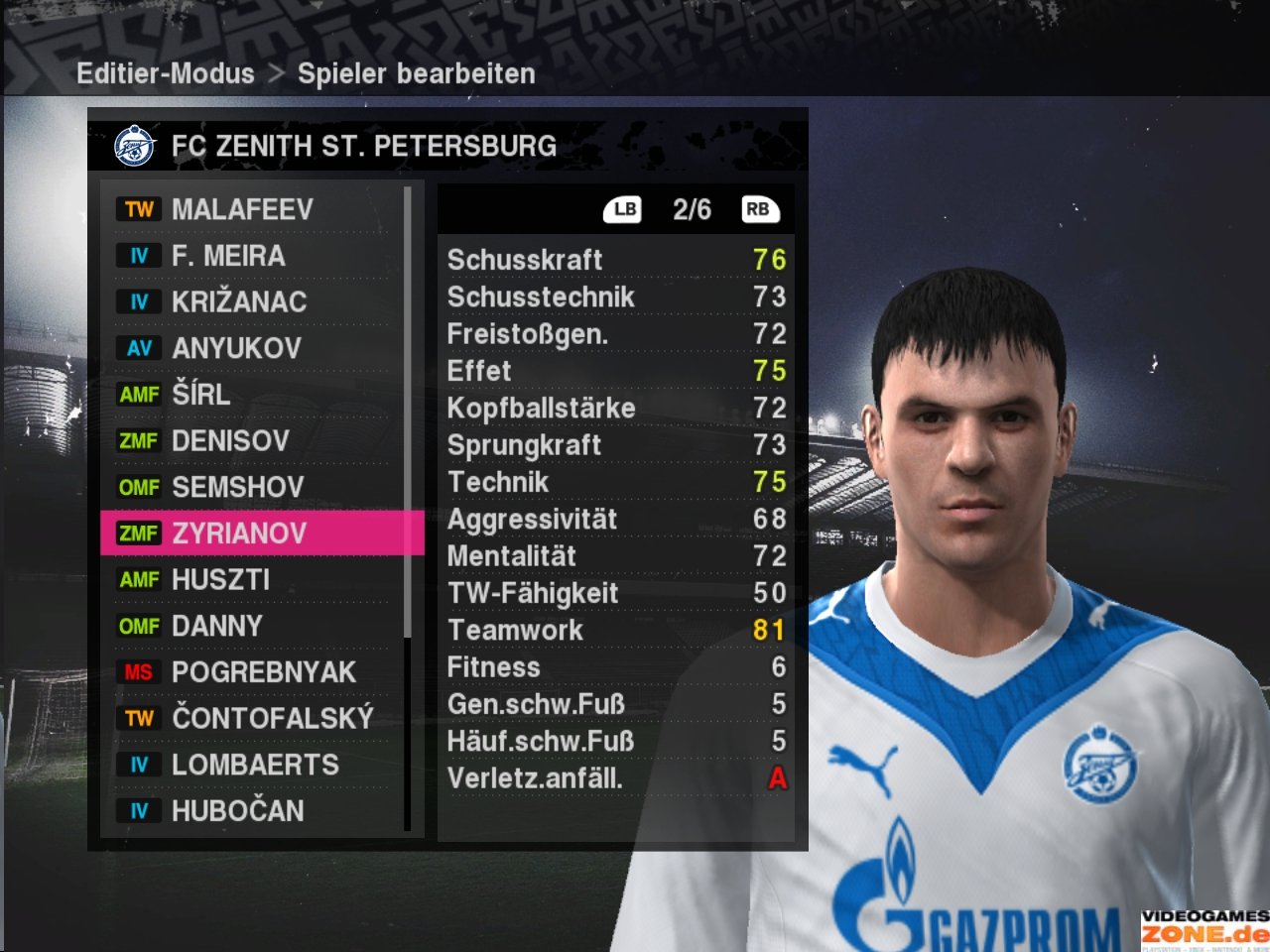 [16/10/2009] PES 2010 FC Zenith St Petersburg 25
