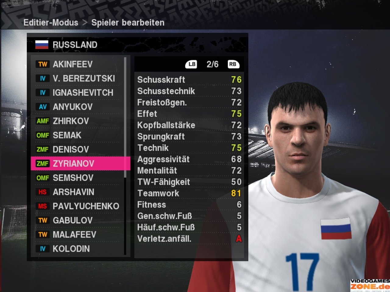 [16/10/2009] PES 2010 Russland 16