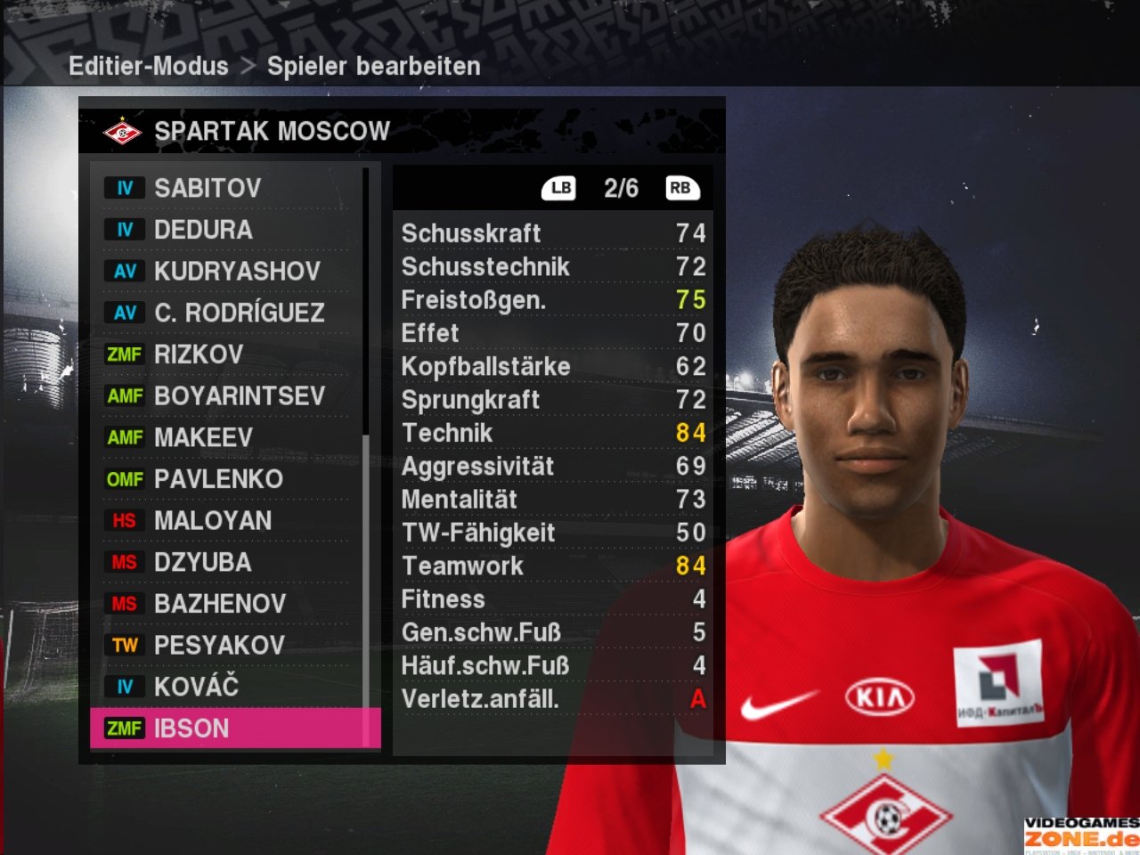 [16/10/2009] PES 2010 Spartak Moscow 01