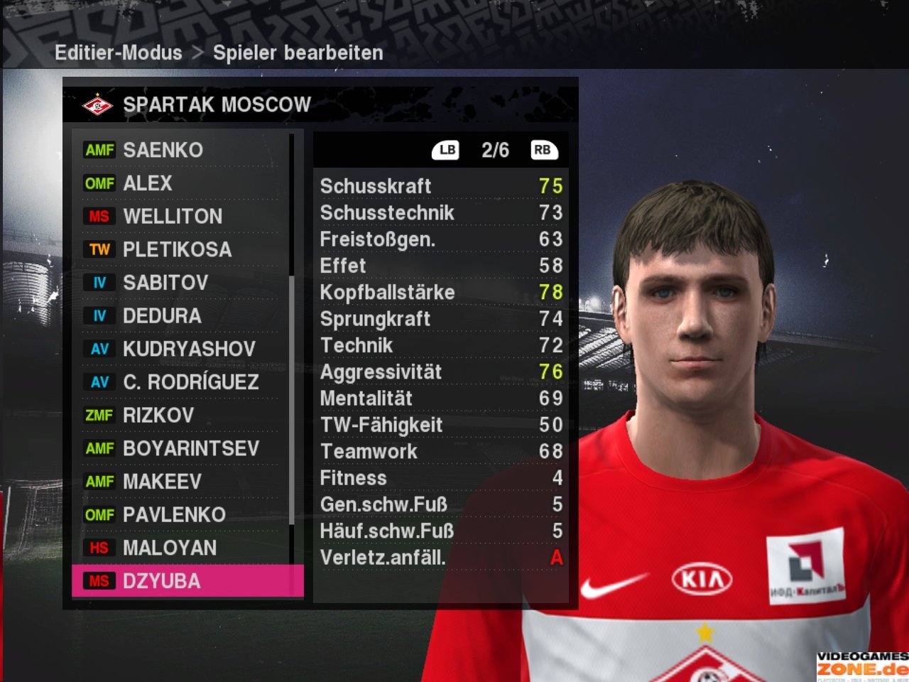 [16/10/2009] PES 2010 Spartak Moscow 09