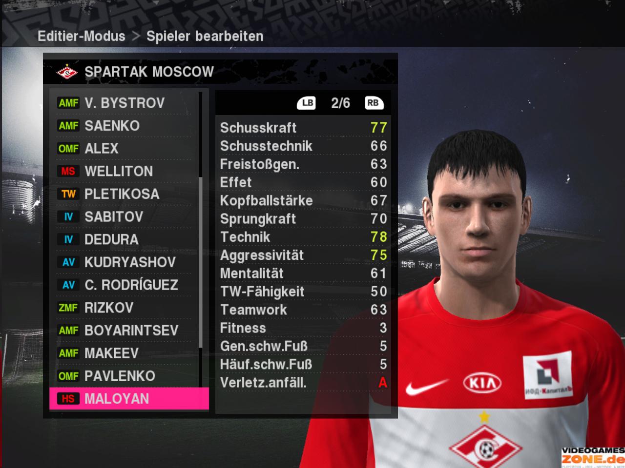 [16/10/2009] PES 2010 Spartak Moscow 11