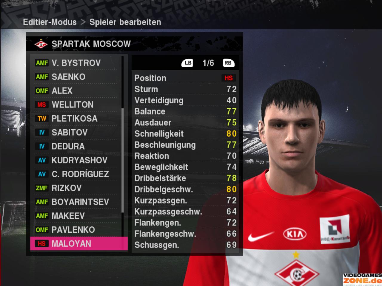 [16/10/2009] PES 2010 Spartak Moscow 12