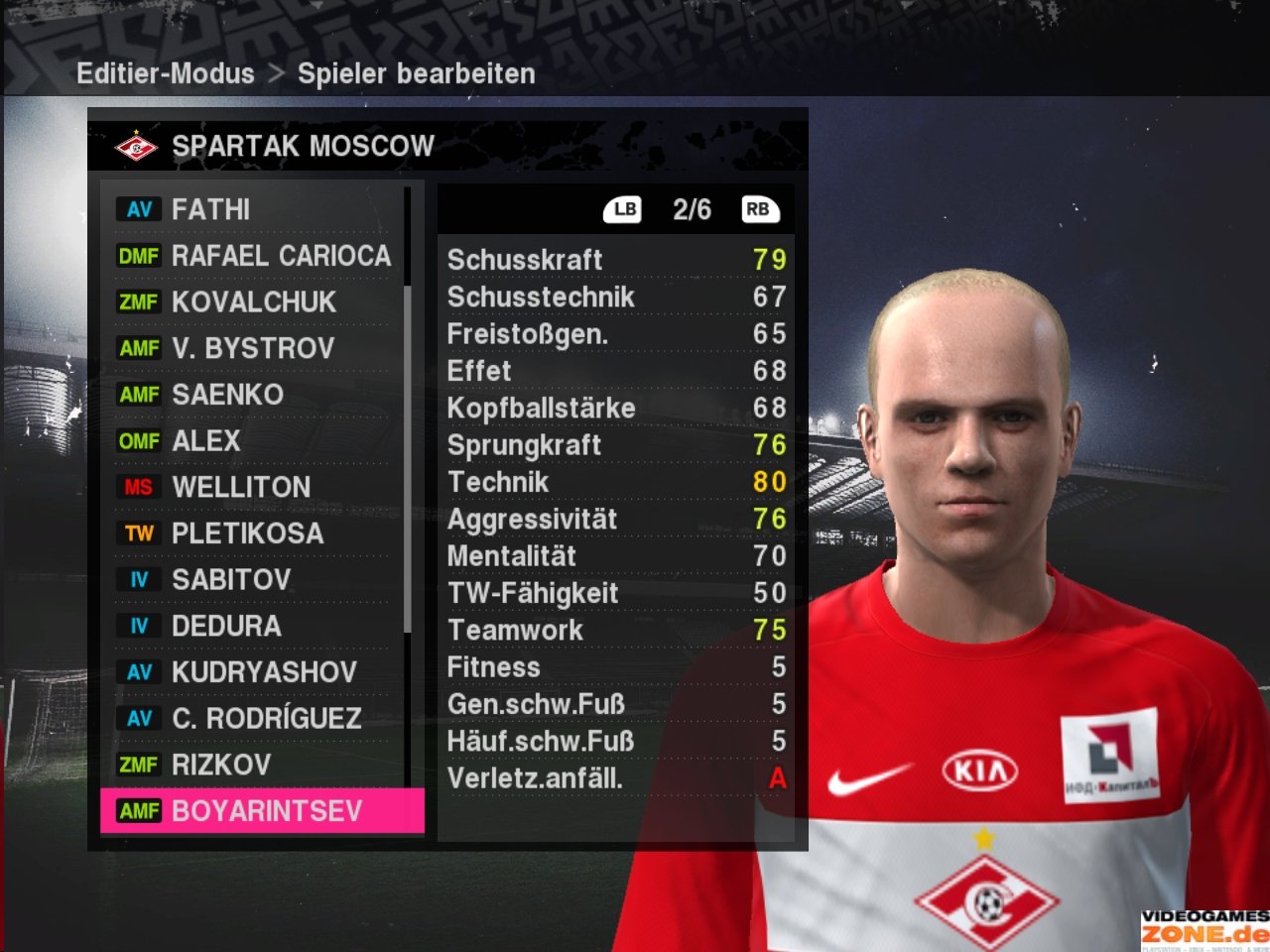 [16/10/2009] PES 2010 Spartak Moscow 17