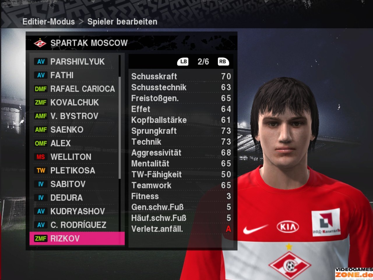 [16/10/2009] PES 2010 Spartak Moscow 19