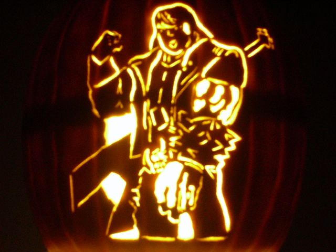 [30/10/2009] Halloween-Kürbis zu Eddie Riggs aus Brütal Legend