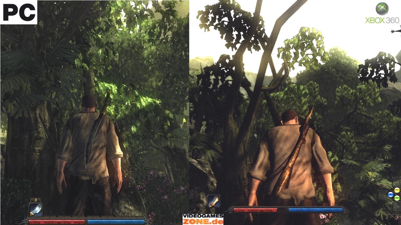 [02/10/2009] Risen PC vs. Xbox 360 - Im Wald
