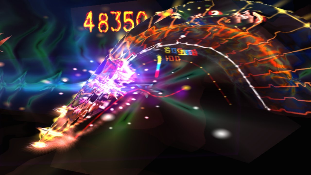 [30/10/2009] 9. Space Giraffe (aka Tempest on Acid) - Völlig krankes XBLA-Game... sieht aus der Visiualizer des Media Players