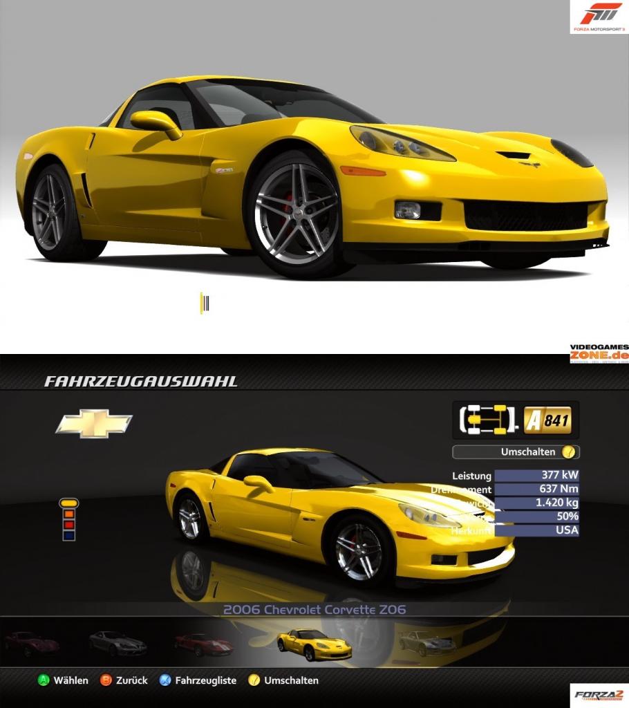 [10/10/2009] Forza 3 vs. Forza 2 - Corvette Z06