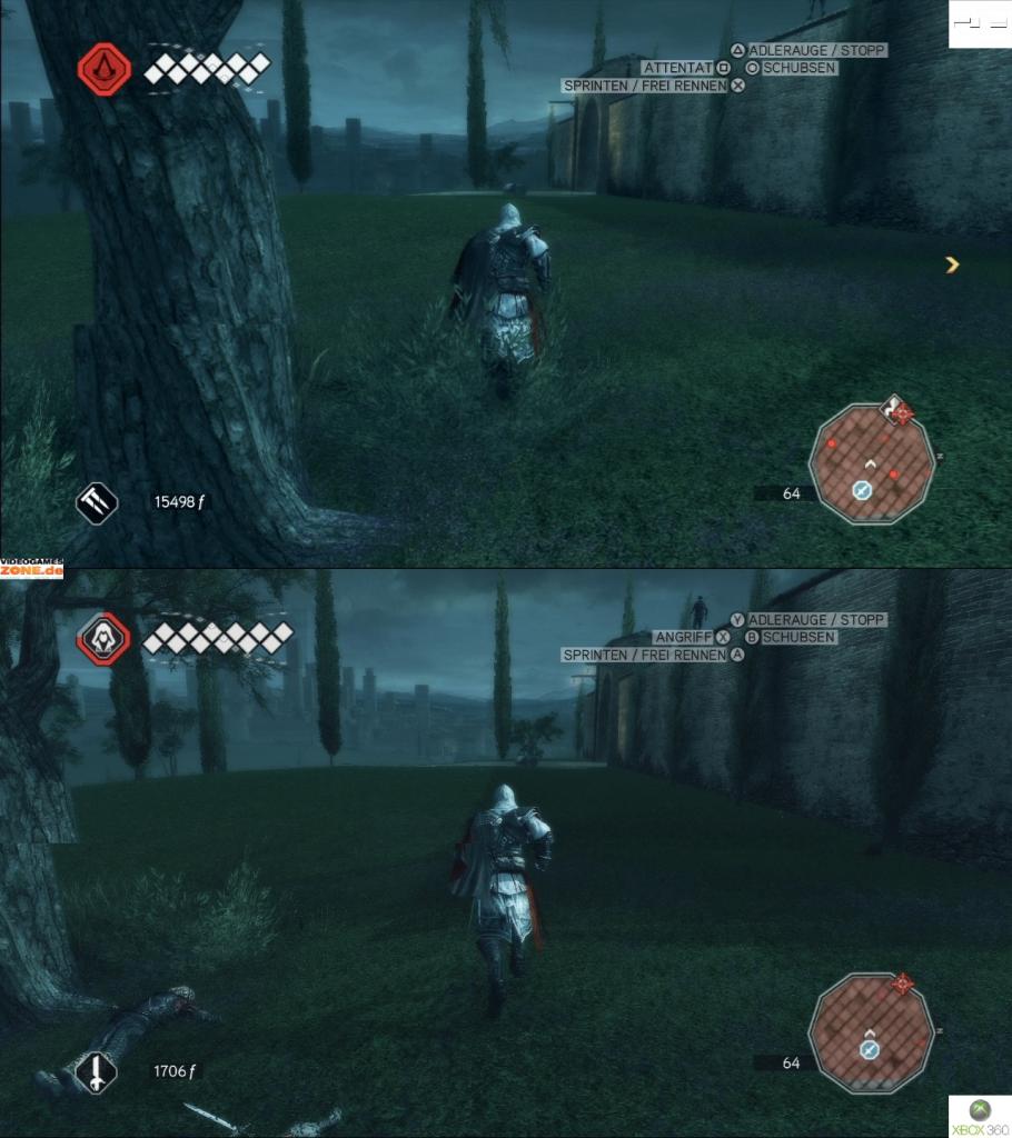 [17/11/2009] Assassins Creed 2 PS3 vs Xbox 360 - Tearing
