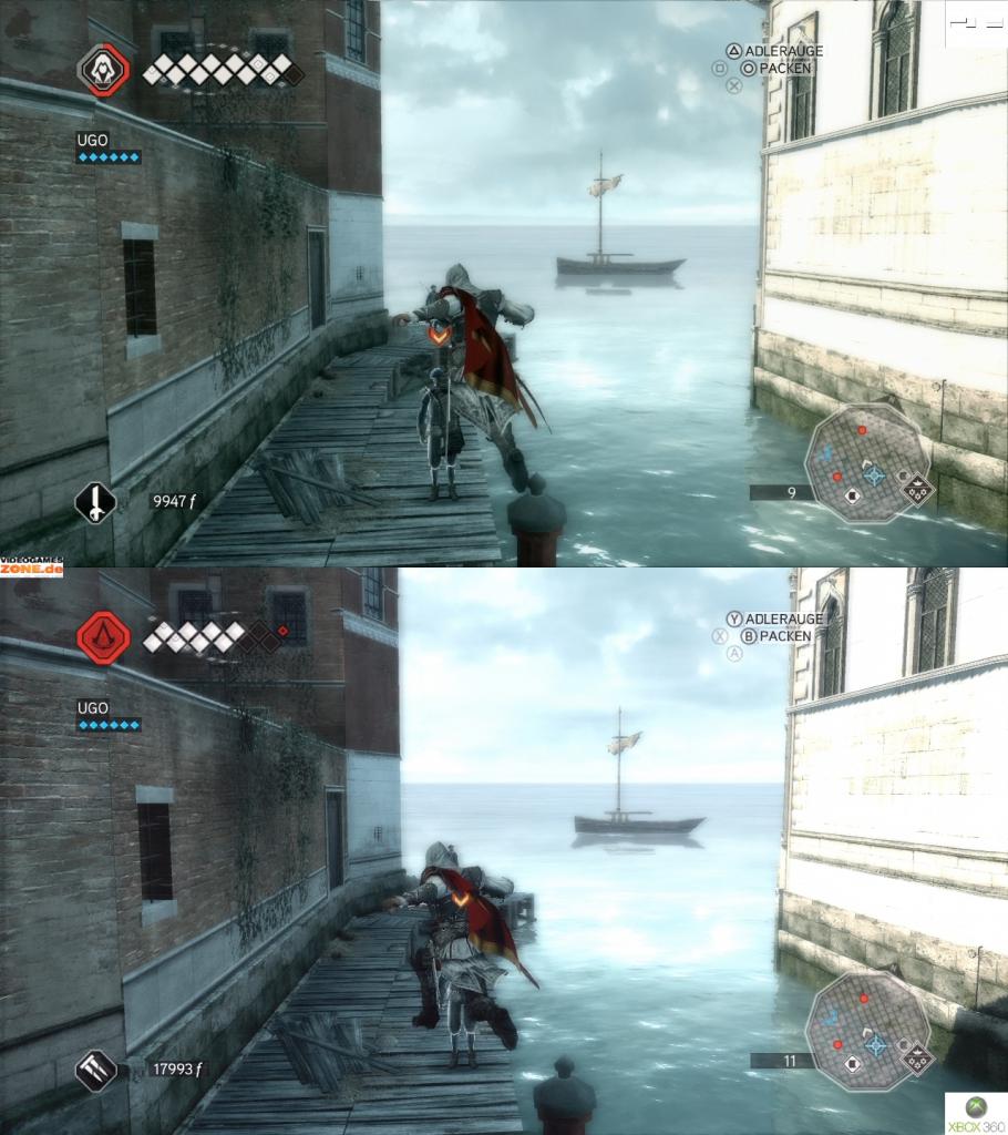 [17/11/2009] Assassins Creed 2 PS3 vs Xbox 360 (11)