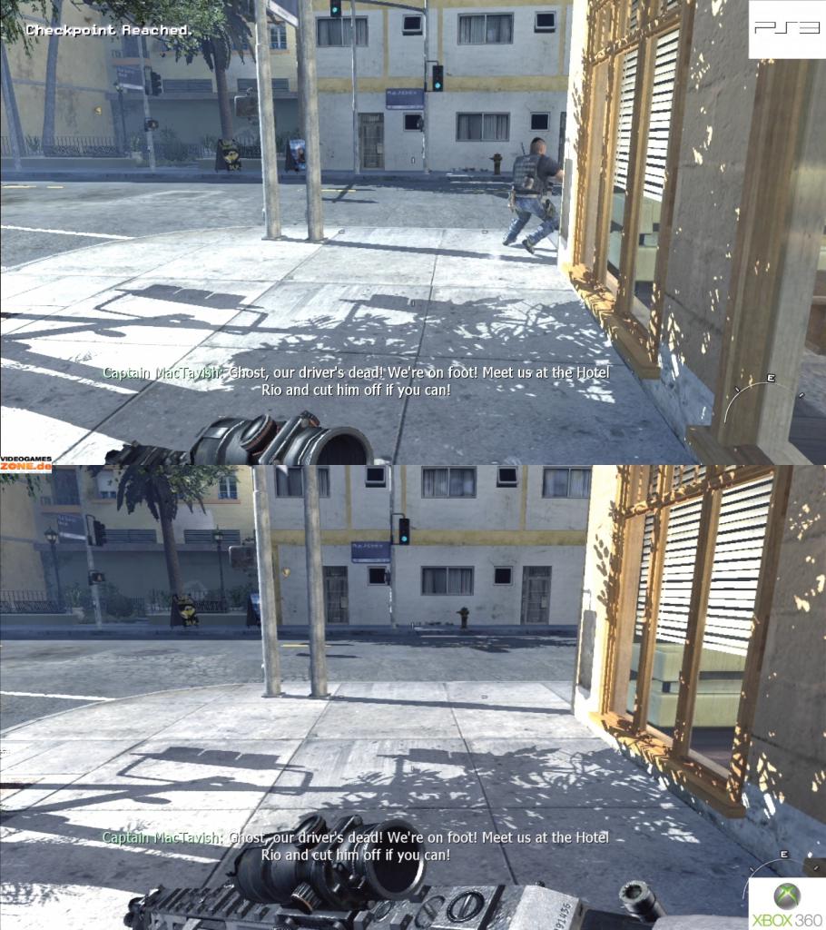 [09/11/2009] Call of Duty Modern Warfare 2 - PS3 vs Xbox 360 - Mission 'Takedown' (3)