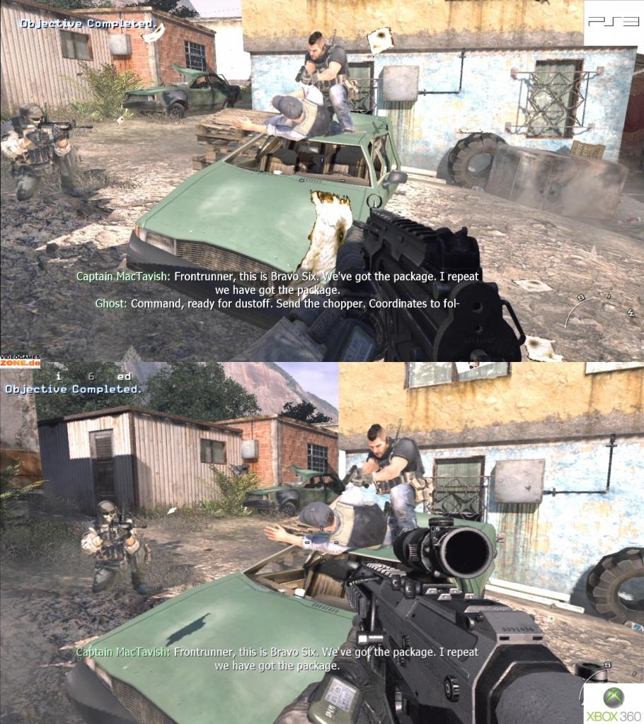 [09/11/2009] Call of Duty Modern Warfare 2 - PS3 vs Xbox 360 - Mission 'Takedown' (16)