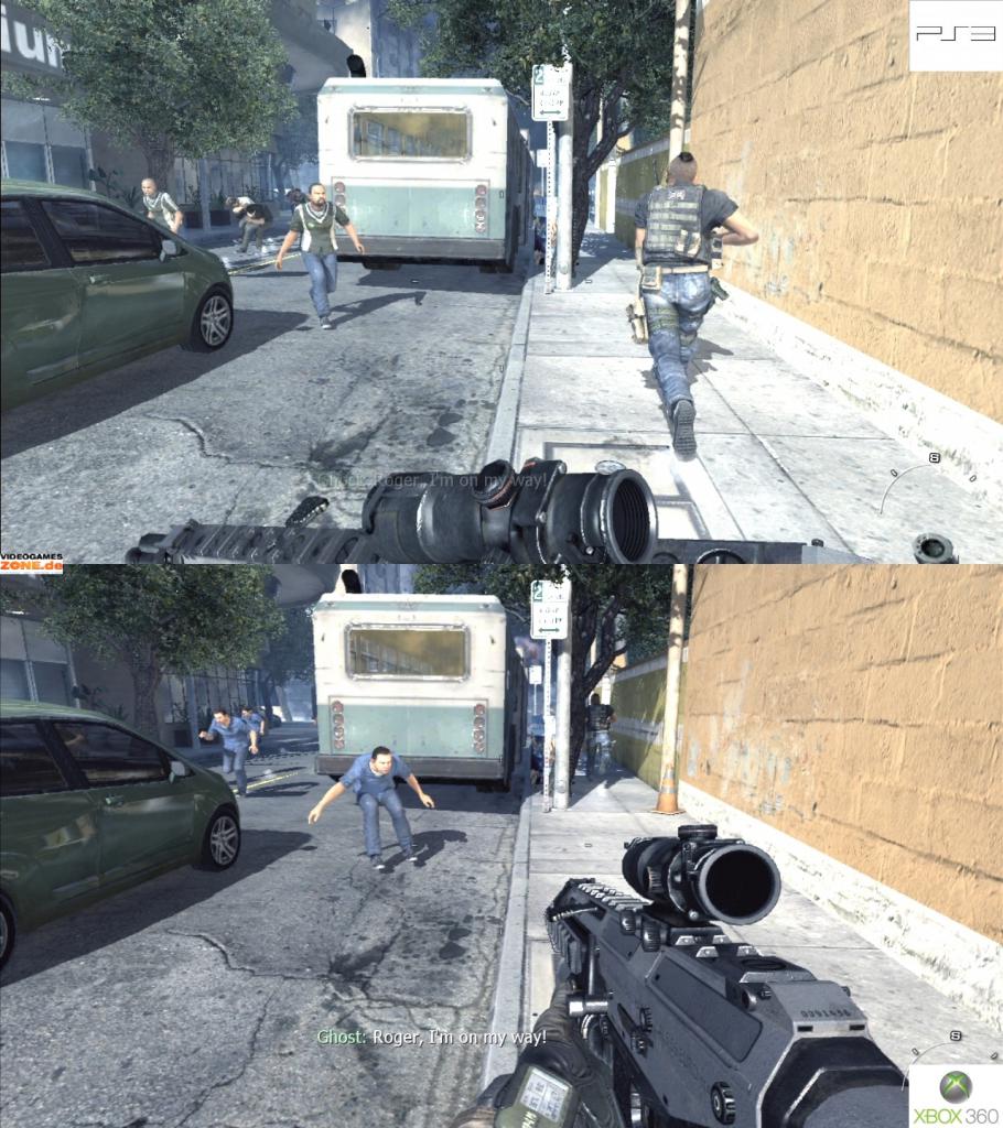 [09/11/2009] Call of Duty Modern Warfare 2 - PS3 vs Xbox 360 - Mission 'Takedown' (5)