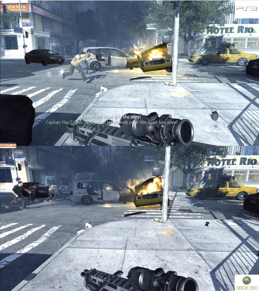 [09/11/2009] Call of Duty Modern Warfare 2 - PS3 vs Xbox 360 - Mission 'Takedown' (1)