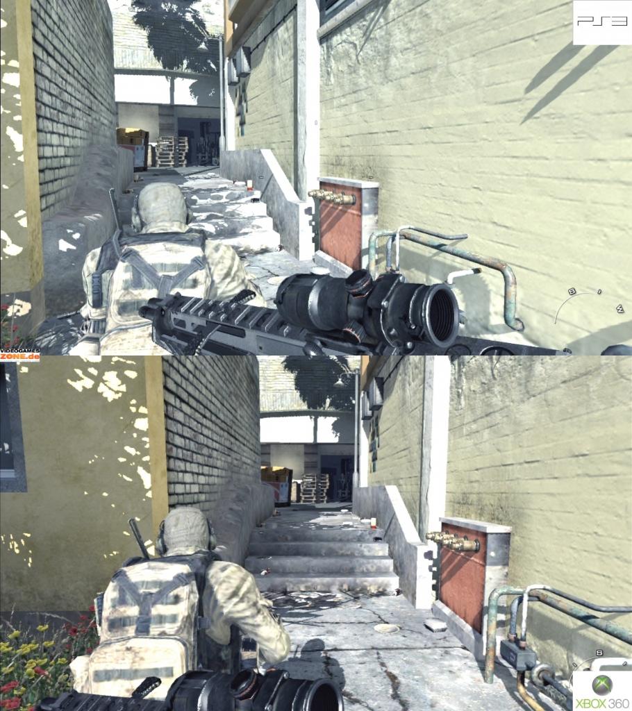 [09/11/2009] Call of Duty Modern Warfare 2 - PS3 vs Xbox 360 - Mission 'Takedown' (9)