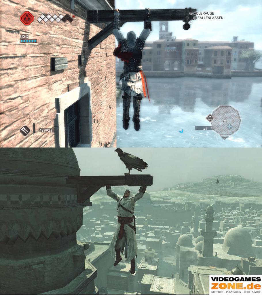 [18/11/2009] Assassin's Creed 2 (upper screen) vs. Assassin's Creed (lower screen) - Grafik Duell (5)