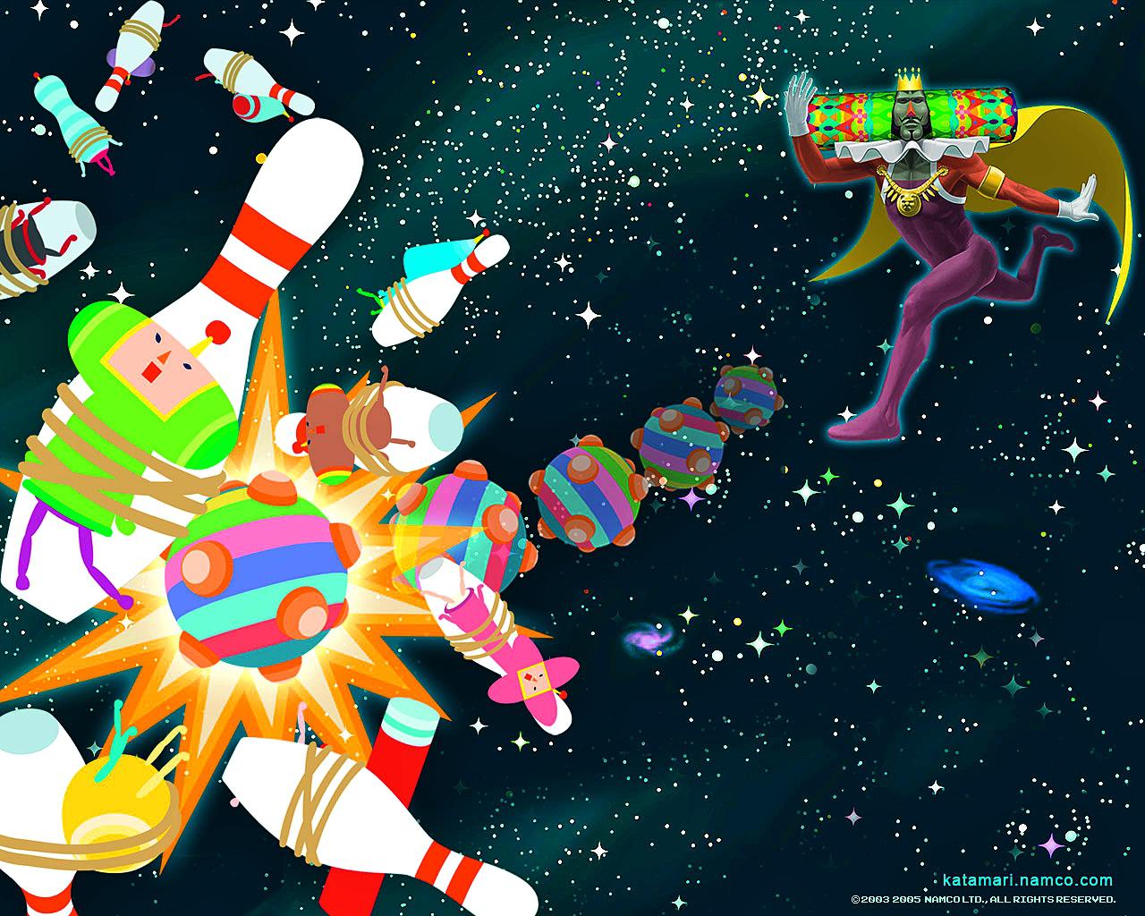 [27/11/2009] King of all Cosmos - In Katamari Damacy werden wir vom König des Alls dazu angestiftet, möglichst viele Konsumgüter anzuhäufen.