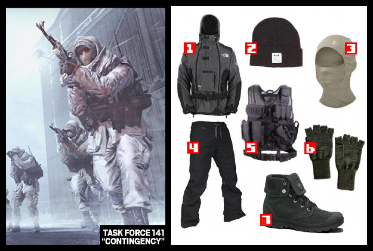 [19/12/2009] MW2 Klamotten: Aussehen wie die Task Force 141