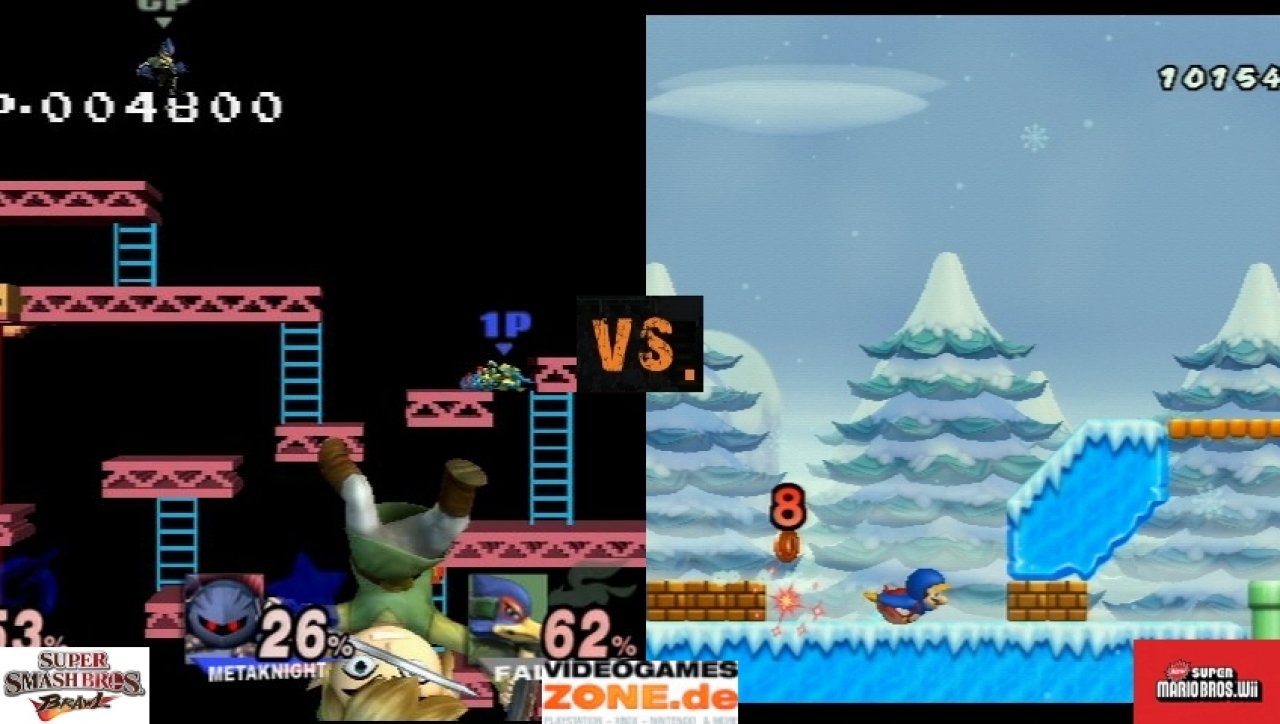 [10/12/2009] Super Smash Bros. Brawl vs New Super Mario Bros Wii - Unser Sieger: Super Smash Bros. Brawl
